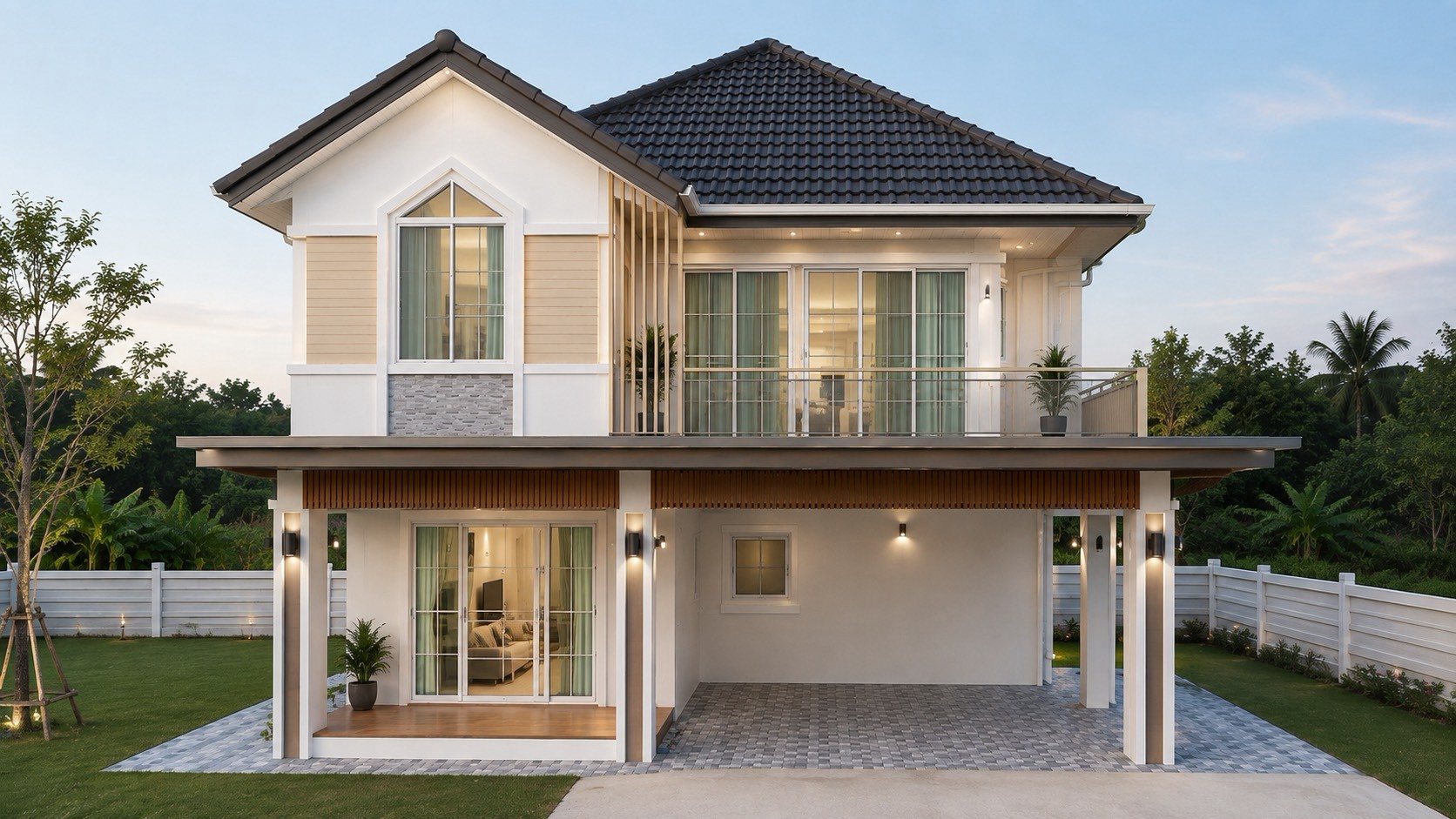บรรยากาศจริงจากบ้านของเรา